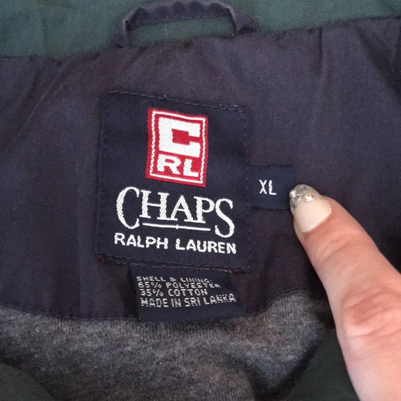 RALPH LAUREN Chaps Mens XL zipper jacket with buttons - Picture 3 of 11